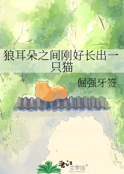 狼耳朵之间刚好长出一只猫